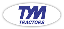 Logo TYM tractors blanc