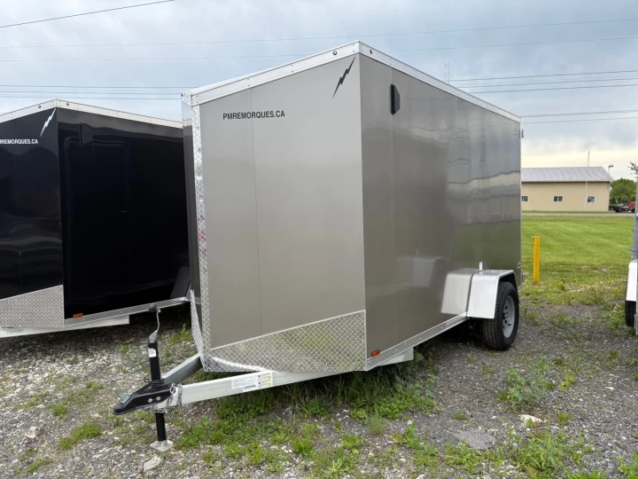 2025 LIGHTNING 5x10 Porte double | 6'' Extra hauteur