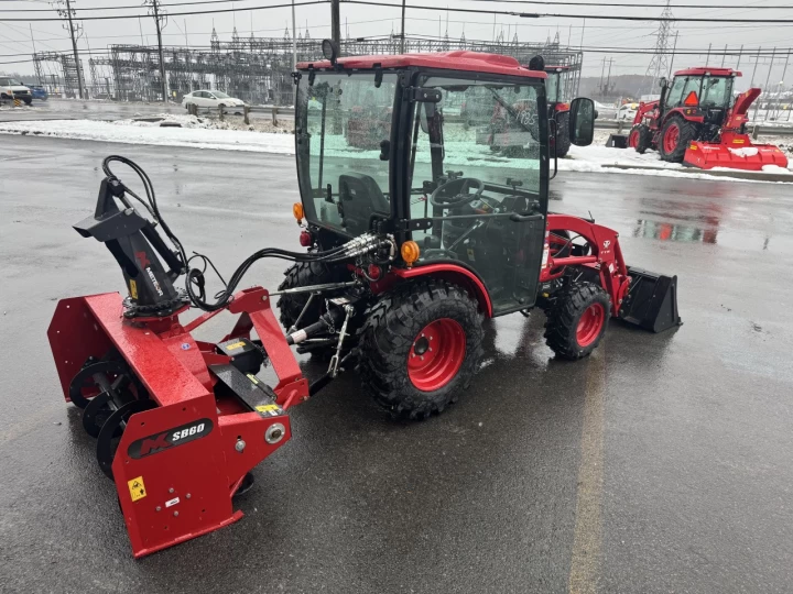 2026 TYM TRACTEUR T254HC CABINE SOUFFLEUR SOUFFLEUR A CONTROLEUR COMPLET HYDRAULIQUE