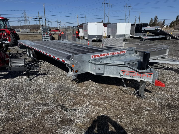 2025 Triumph TA102x20+5-70 Deckover Beavertail | Tandem 7000lb