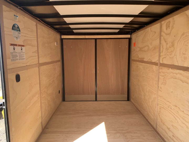 2022 Continental Cargo 7x14 Acier | Double essieux | Porte double | 6" extra hauteur