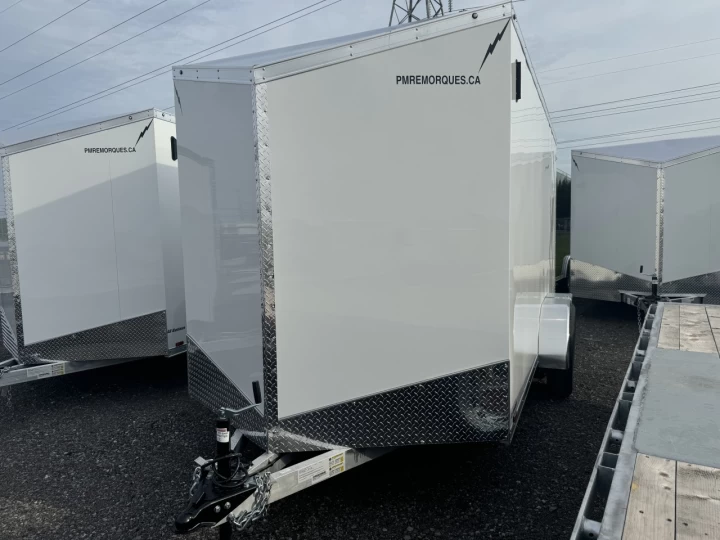 2025 Lightning 7x14 Aluminium | Double essieux | Porte double | 6'' Extra hauteur