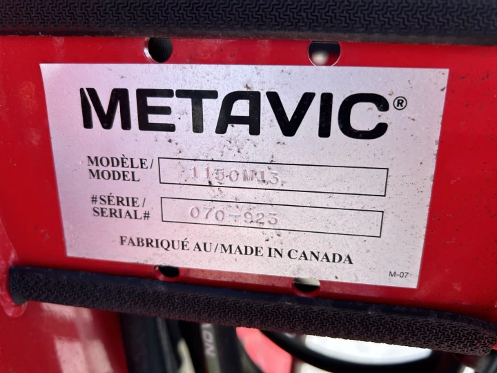 2023 METAVIC M95 POUR TRACTEUR 30HP À 50HP