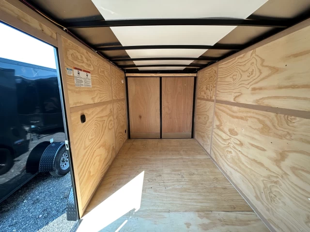 Continental Cargo 7x12 Acier | Double essieux | Porte double | 6" extra hauteur 2023