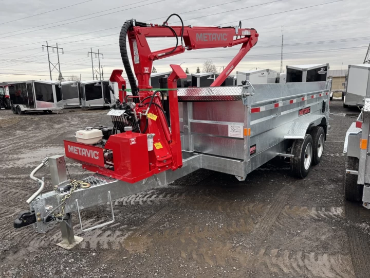 2026 METAVIC 7X14 DOMP DOMPEUR AVEC CHARGEUSE 16'
