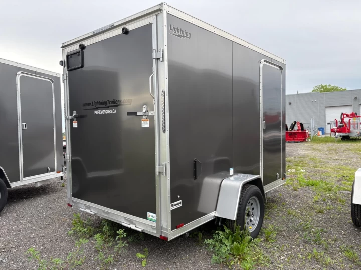 2025 LIGHTNING 5x10 Porte rampe | 6'' Extra hauteur
