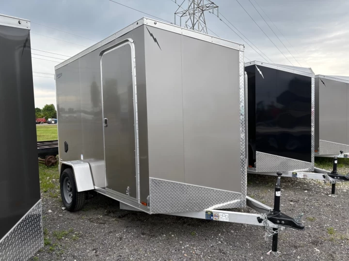 2025 LIGHTNING 5x10 Porte double | 6'' Extra hauteur