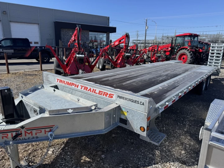 2025 Triumph TA102x20+5-70 Deckover Beavertail | Tandem 7000lb