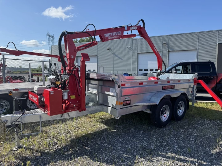 2026 METAVIC 6X12 DOMPEUR ESSIEUX DE 7000LBS