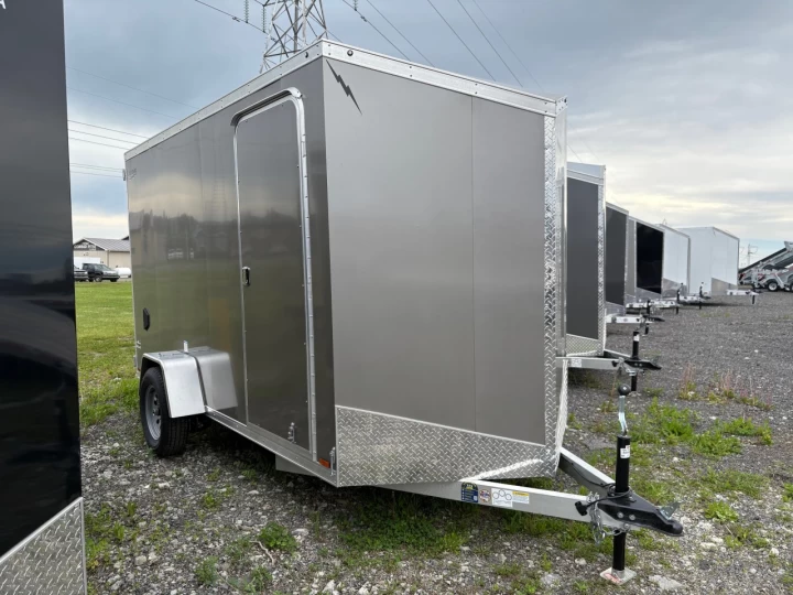 2025 LIGHTNING 5x10 Porte double | 6'' Extra hauteur