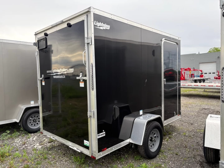 2025 LIGHTNING 5x10 Porte rampe | 6'' Extra hauteur