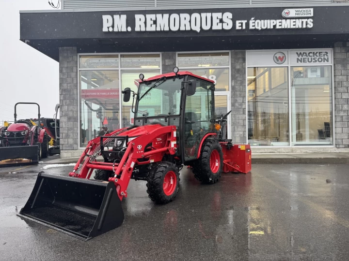 2026 TYM TRACTEUR T254HC CABINE SOUFFLEUR SOUFFLEUR A CONTROLEUR COMPLET HYDRAULIQUE