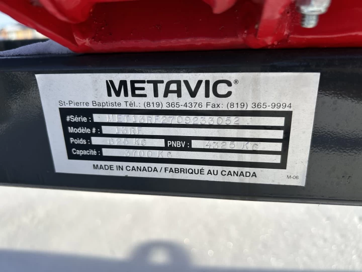 2023 METAVIC M95 POUR TRACTEUR 20HP À 30HP