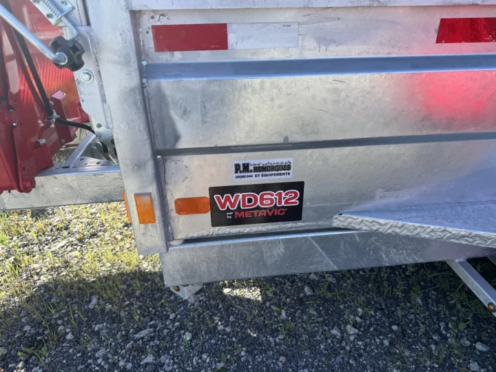 2026 METAVIC 6X12 DOMPEUR ESSIEUX DE 7000LBS