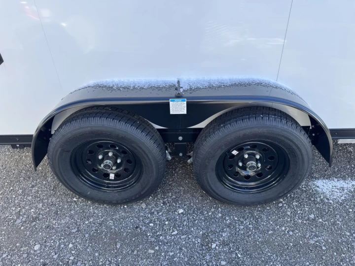 2025 Lightning 7x12 Aluminium | Double essieux | Porte rampe | 6'' Extra hauteur