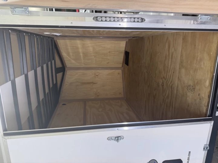 2024 Continental Cargo 6x10 Acier | Simple essieu | Porte double | 6" extra hauteur RACK A ECHELLES